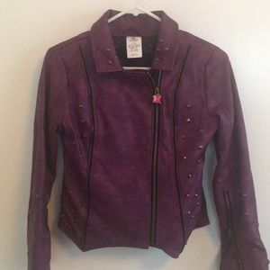 Pleather jacket youth